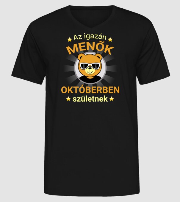  minta fekete pólón