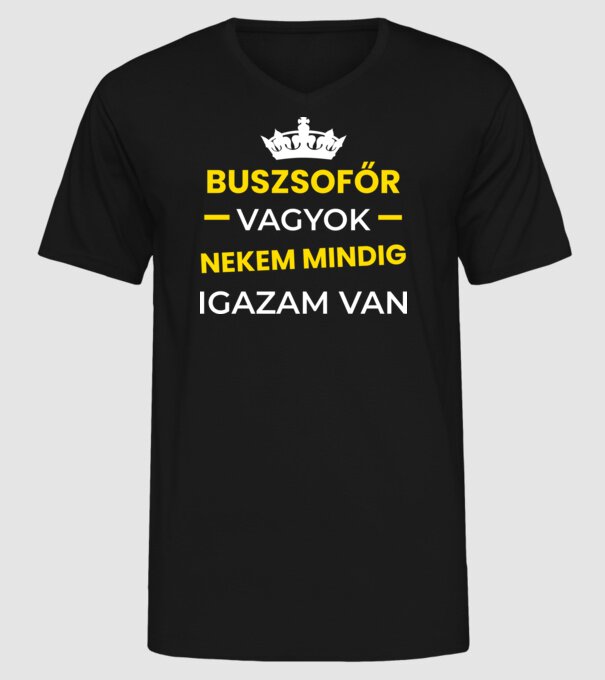  minta fekete pólón