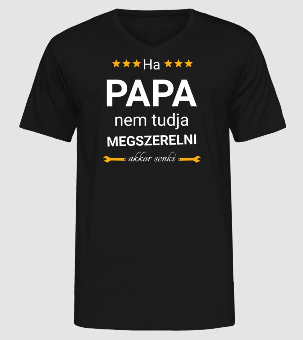  minta fekete pólón