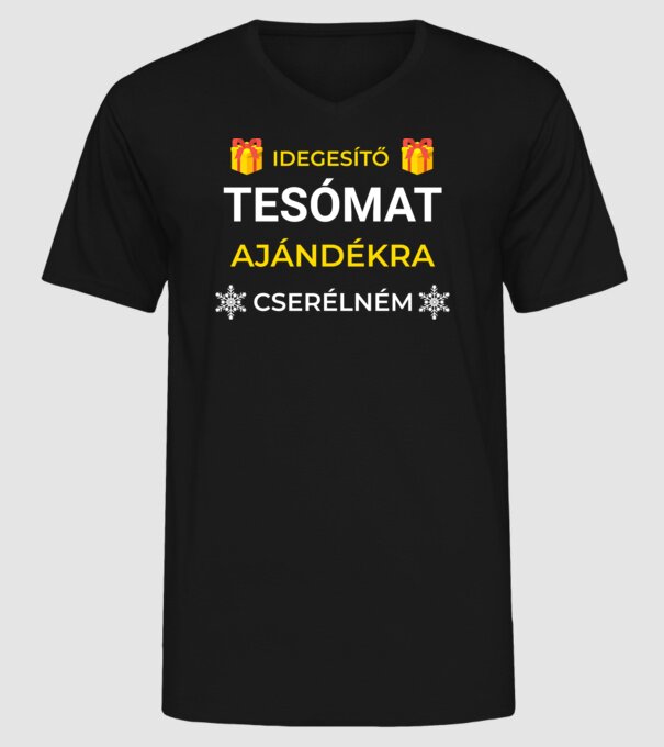  minta fekete pólón