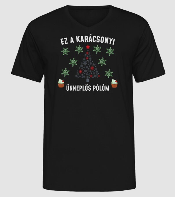  minta fekete pólón