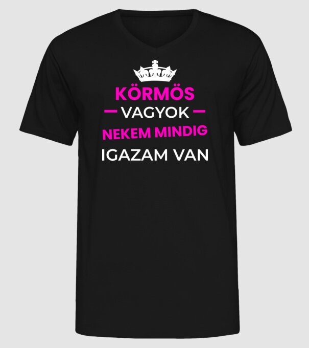  minta fekete pólón