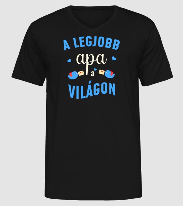  minta fekete pólón