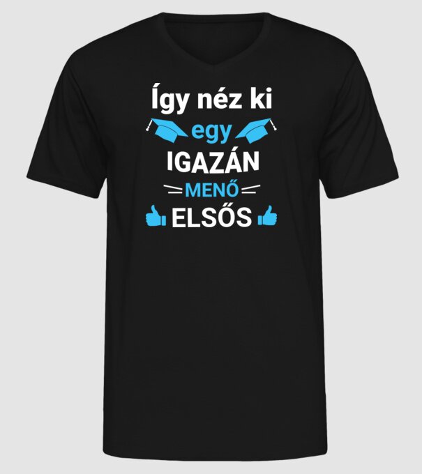  minta fekete pólón