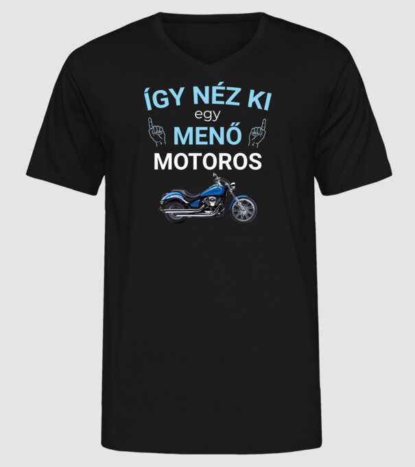  minta fekete pólón