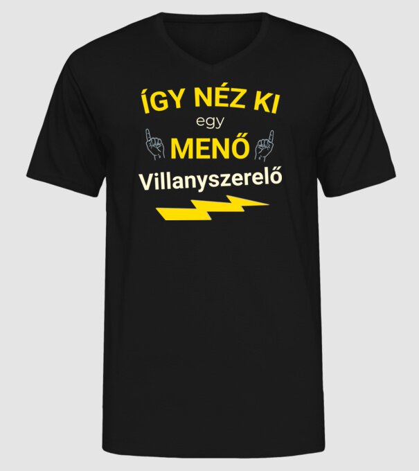  minta fekete pólón