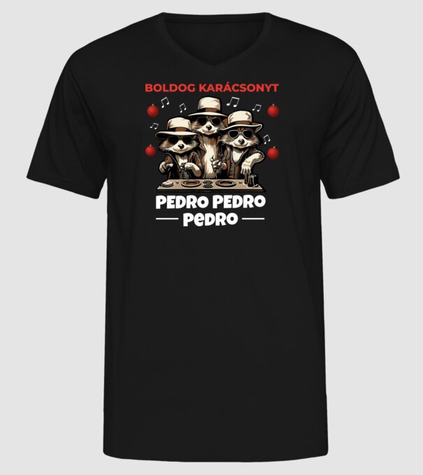  minta fekete pólón