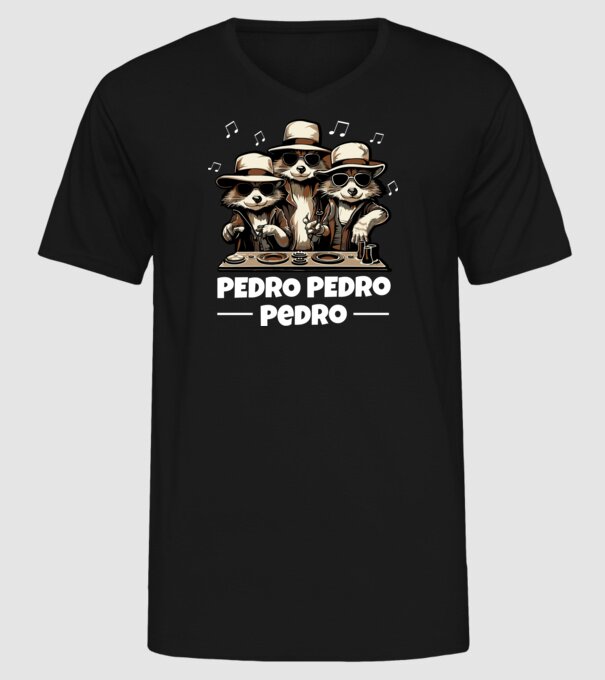 minta fekete pólón