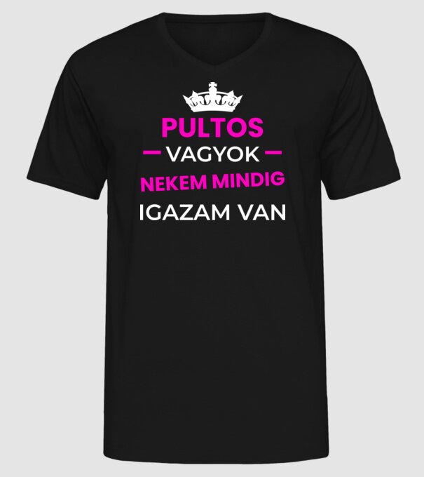  minta fekete pólón