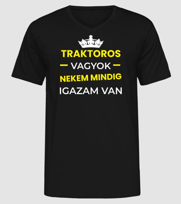  minta fekete pólón