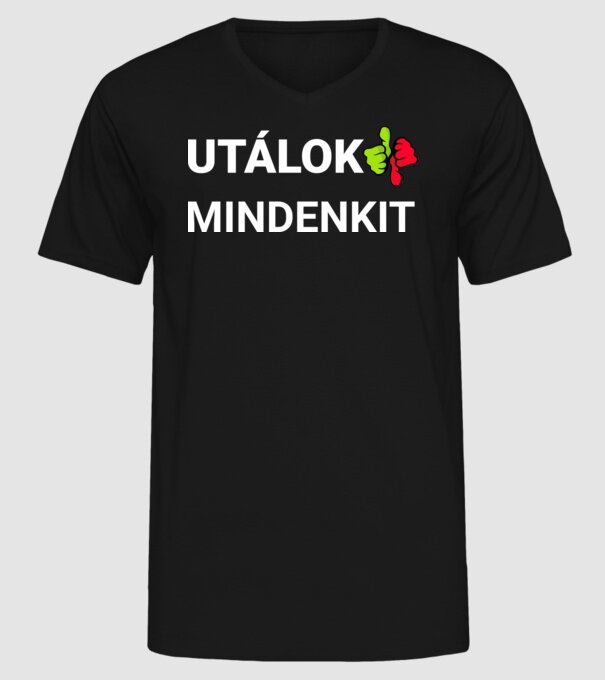  minta fekete pólón