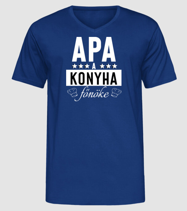  minta királykék pólón
