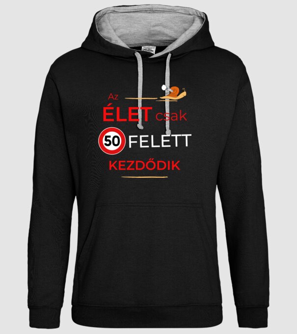  minta fekete pólón