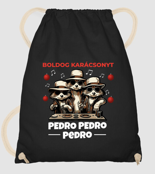  minta fekete pólón