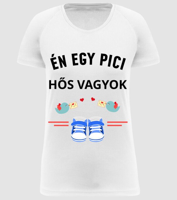  minta fehér pólón