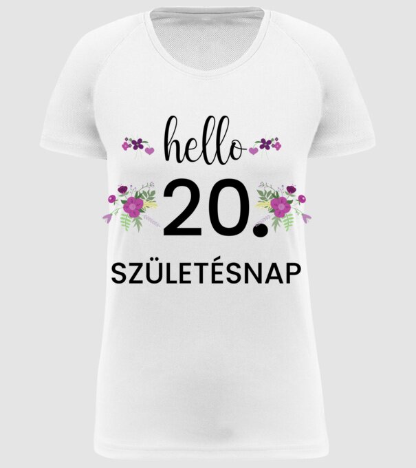  minta fehér pólón