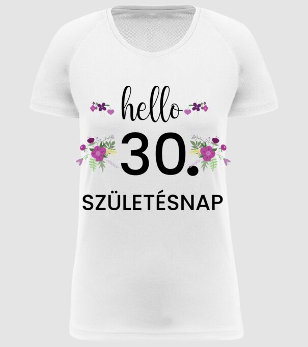  minta fehér pólón