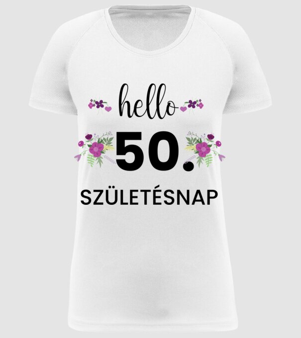  minta fehér pólón
