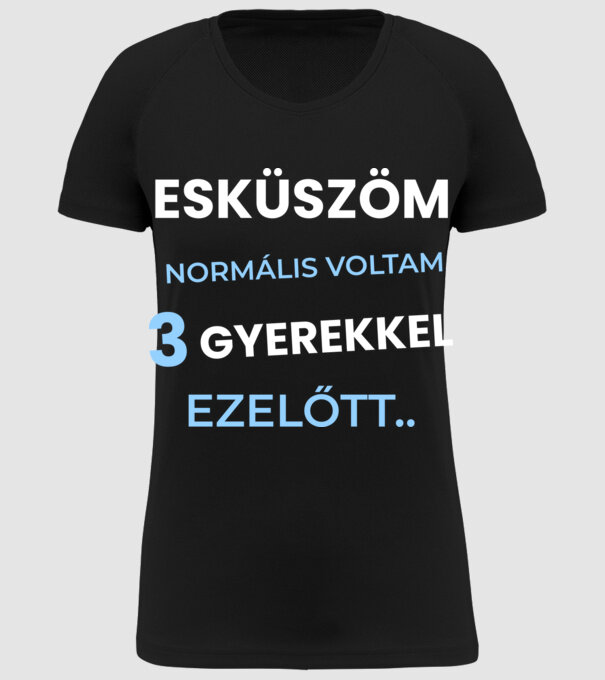  minta fekete pólón