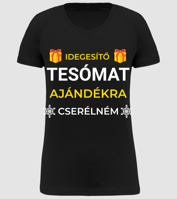  minta fekete pólón