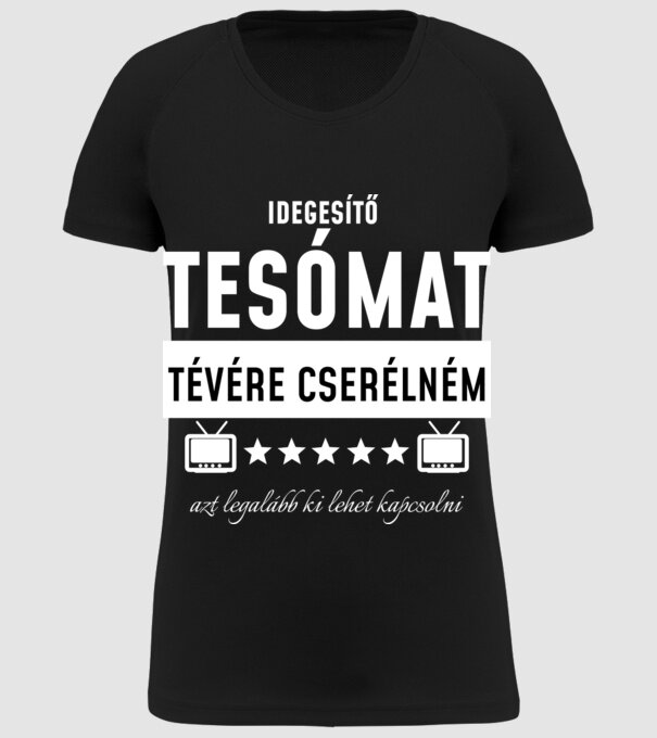  minta fekete pólón