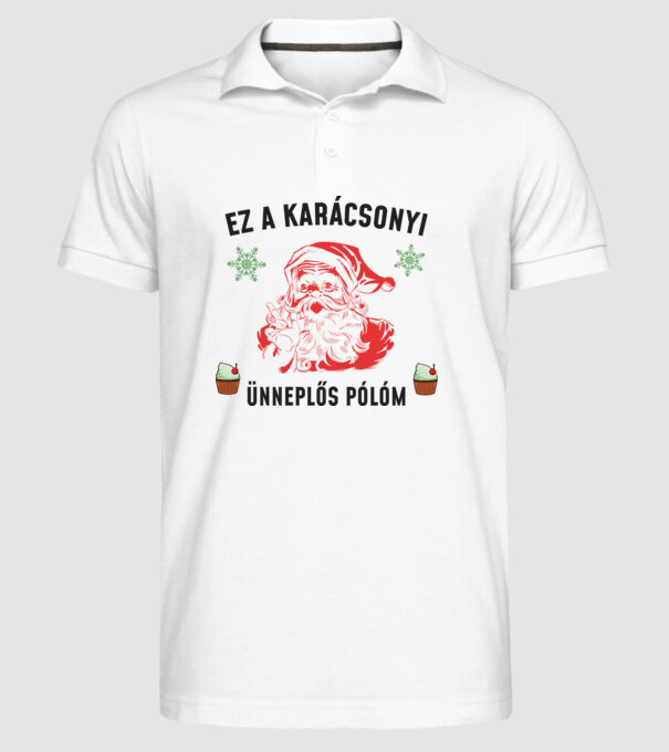  minta fehér pólón