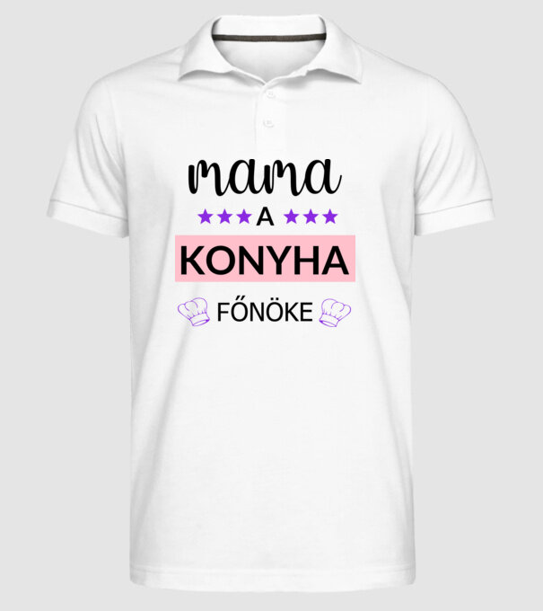  minta fehér pólón