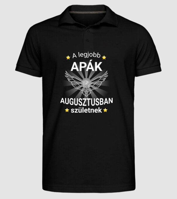  minta fekete pólón