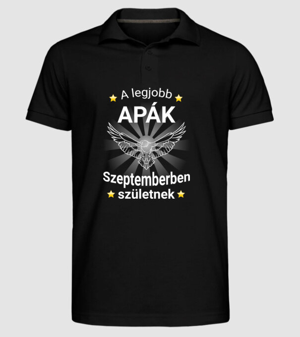  minta fekete pólón