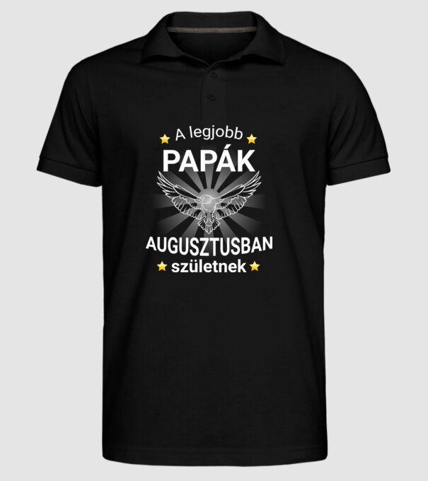  minta fekete pólón