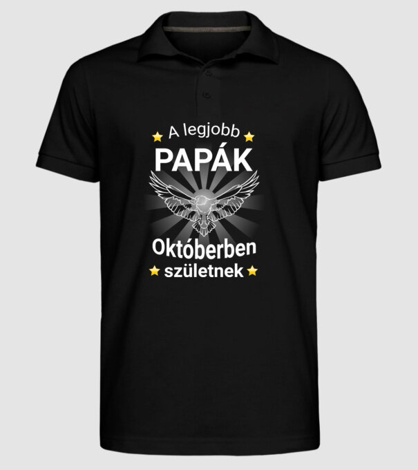  minta fekete pólón