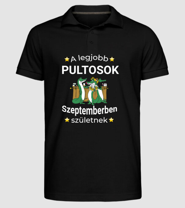  minta fekete pólón