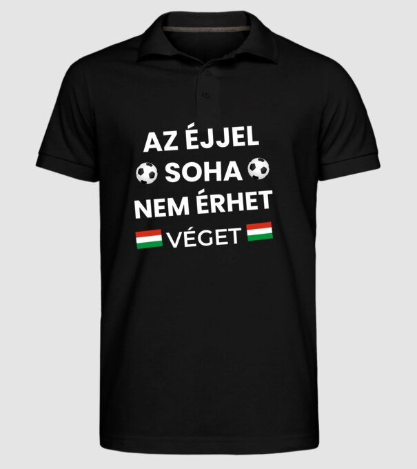  minta fekete pólón