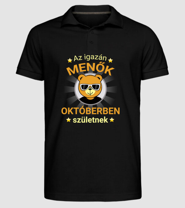  minta fekete pólón