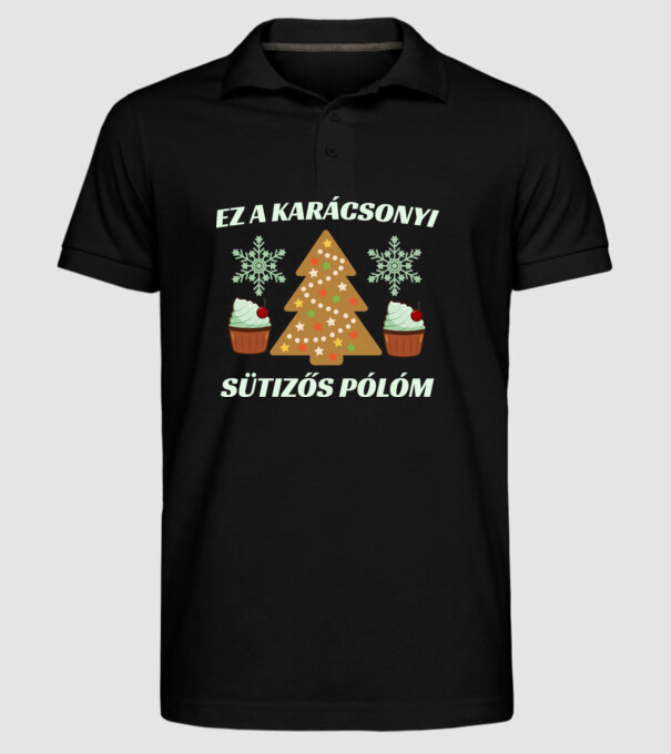  minta fekete pólón