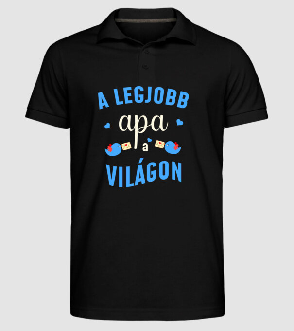  minta fekete pólón