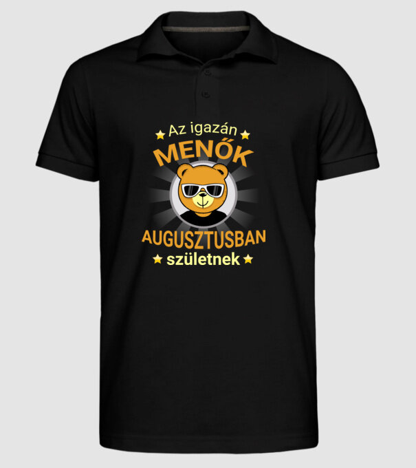  minta fekete pólón