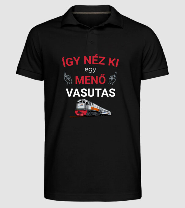  minta fekete pólón