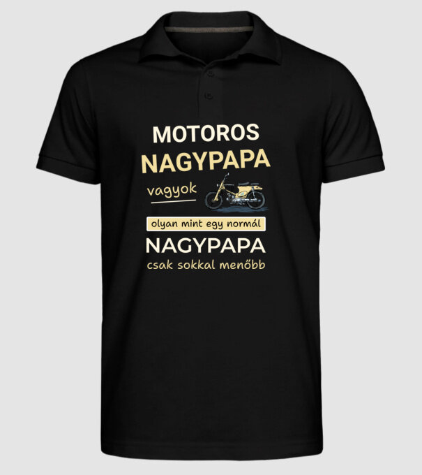  minta fekete pólón
