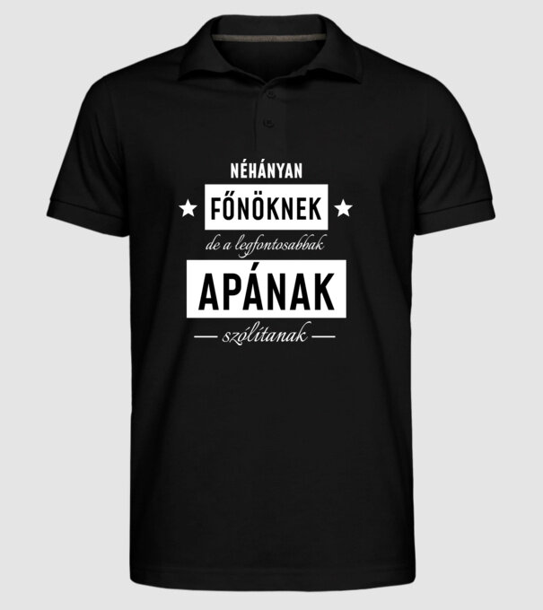 minta fekete pólón