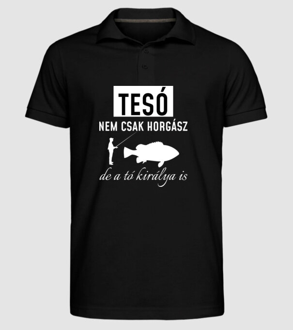  minta fekete pólón