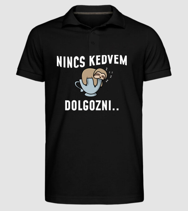  minta fekete pólón