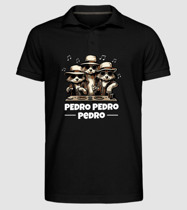  minta fekete pólón