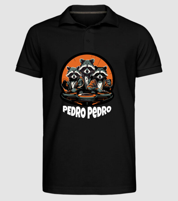  minta fekete pólón