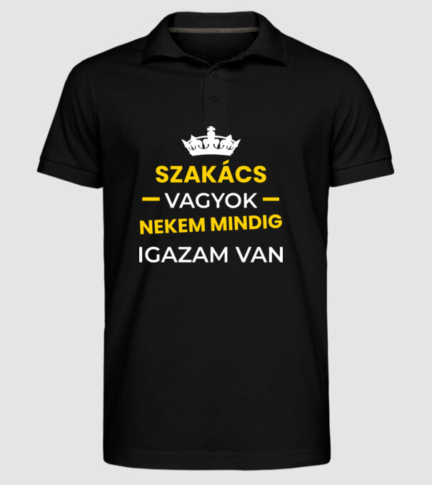  minta fekete pólón