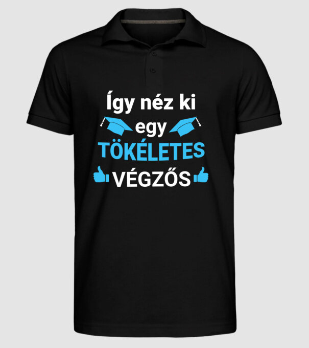  minta fekete pólón