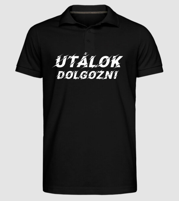  minta fekete pólón