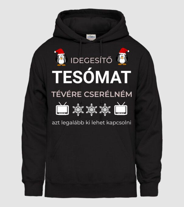  minta fekete pólón
