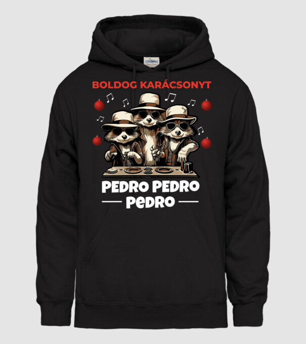  minta fekete pólón