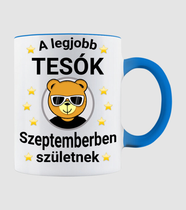  minta világoskék pólón